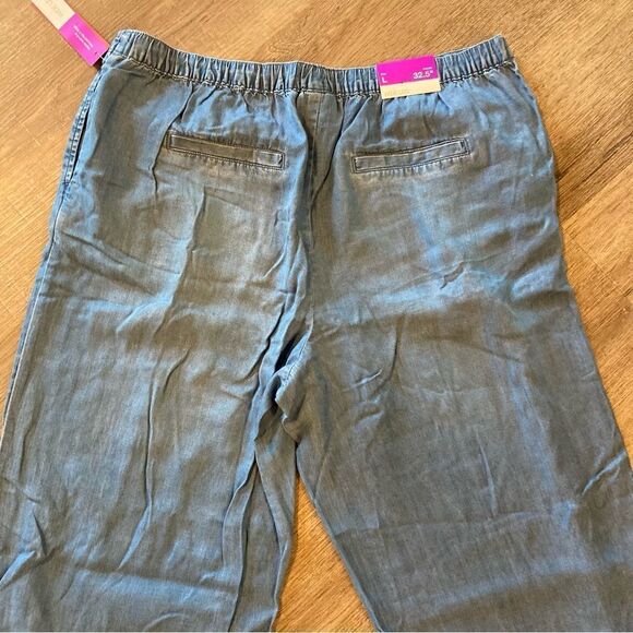 Merona Oversized Wide Leg chambray Pants NWT - Picture 9 of 12